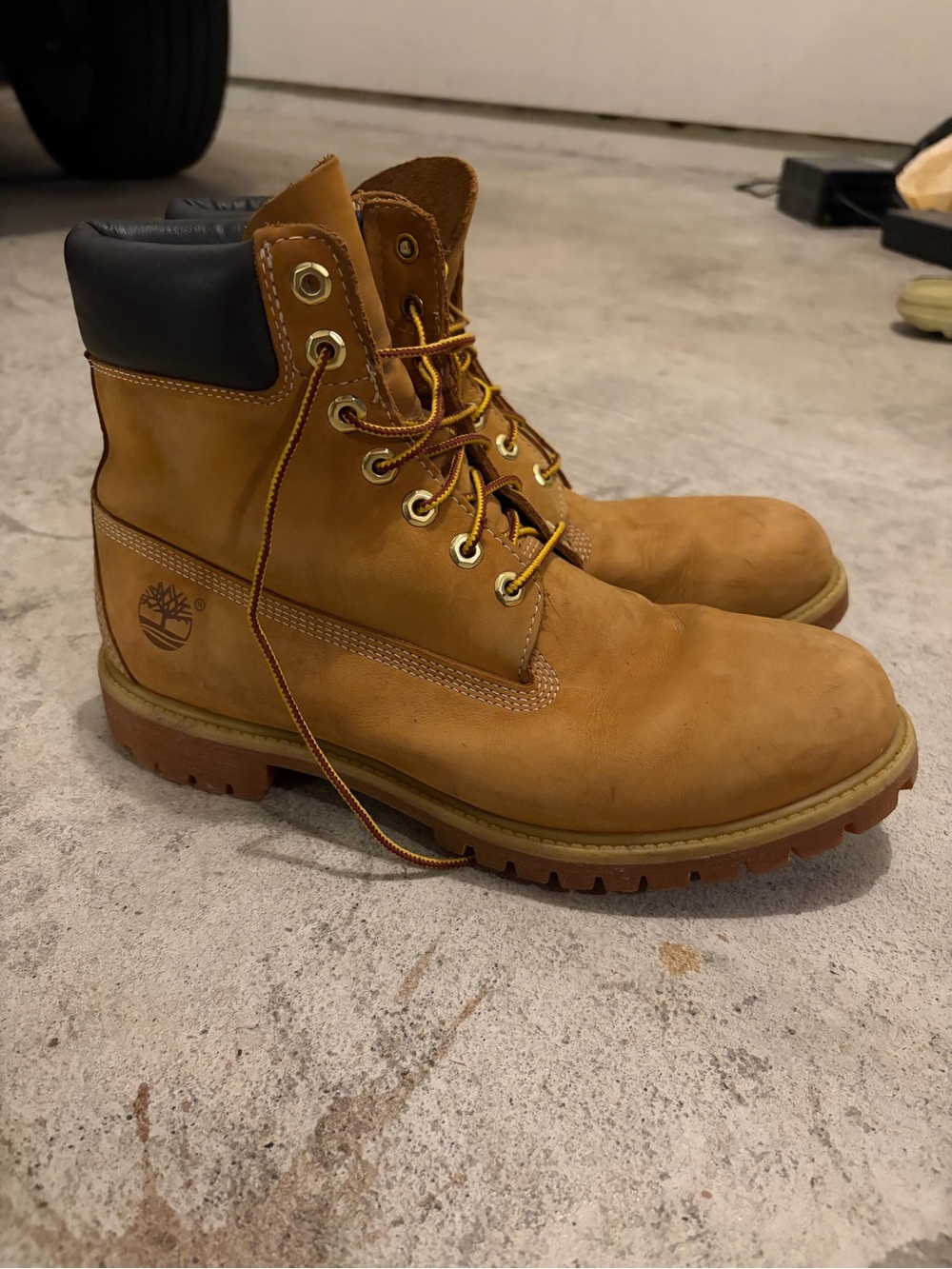 Timberland Men's Premium 6-Inch Waterproof Boot Boots Brown & Black US 10